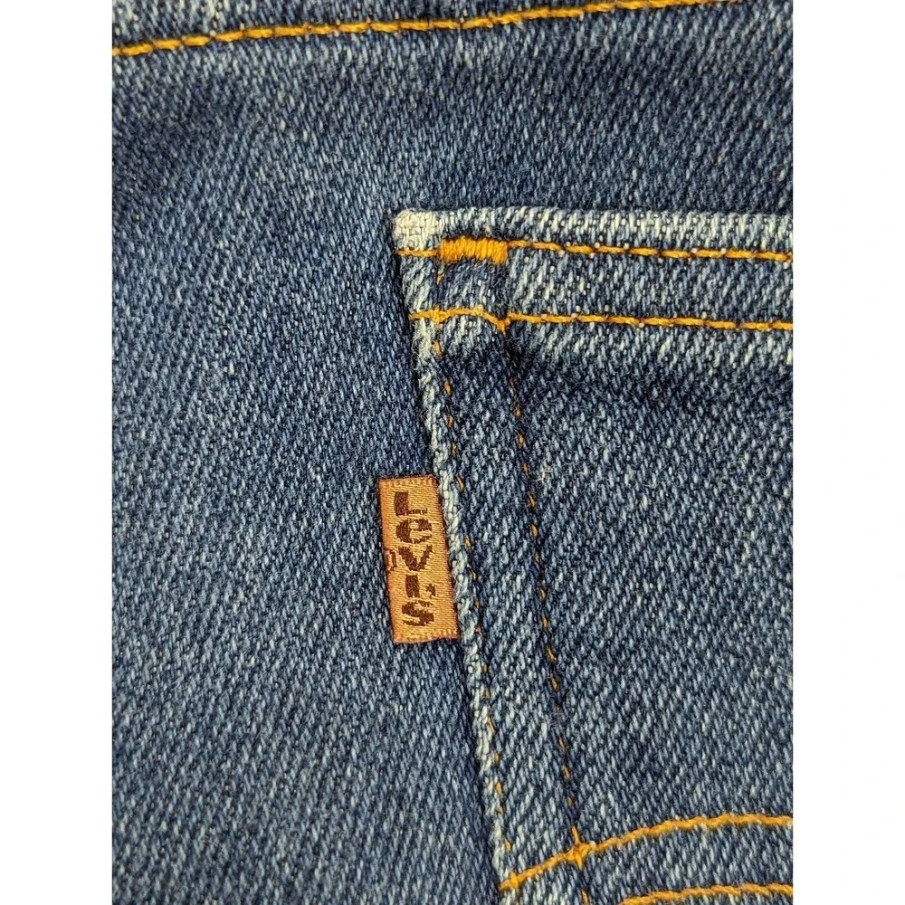 Levis 547 Mens Action Jeans Size 38 x 30 Cotton Blend Blue